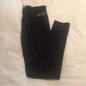 Justice Active Girls Leggings-Size 12 NWT